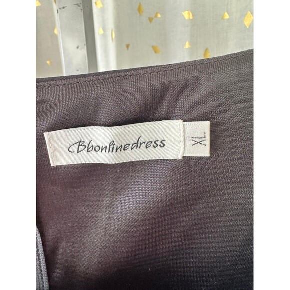 Bbonlinedress Fit Flare Square Neckline Cap Sleeve Classic Little Black Dress XL - Picture 4 of 6